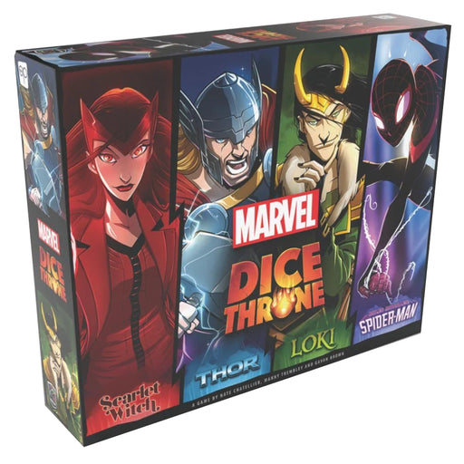 Dice Throne Marvel 4-Hero Box (Scarlet Witch, Thor, Loki, Spider-Man) DESIGILATE - Red Goblin