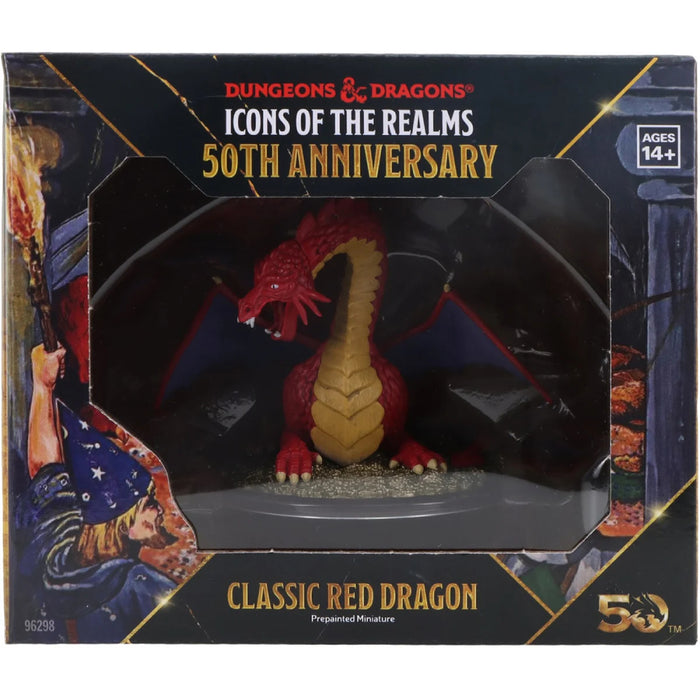 Miniatura D&D Icons of the Realms 50th Anniversary - Classic Red Dragon