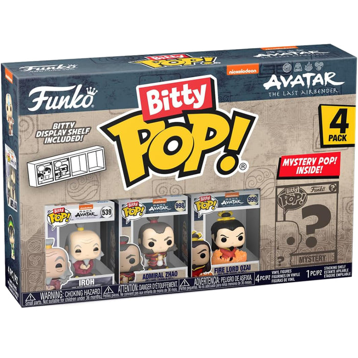 Set 4 Mini Figurine Funko Bitty POP! Avatar TLA - Iroh