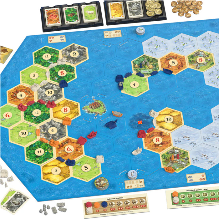 Catan - Extensia Pirati & Exploratori 3/4 - editia 2025