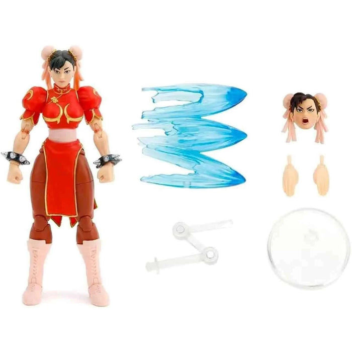 Figurina Articulata Ultra Street Fighter II Exclusive 6 Inch - Chun-Li (Player 2 Red)