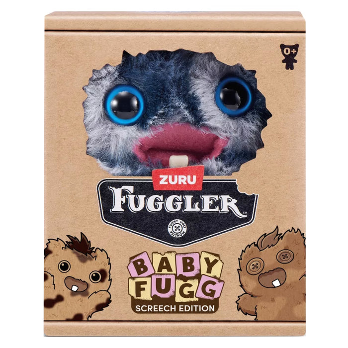 Figurina de plus Fuggler - Baby Fugg Screech Edition 9 cm - Screech (Blue & Gray)