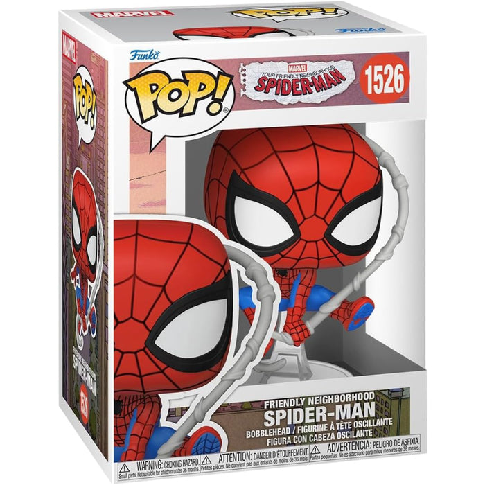 Figurina Funko POP Marvel Friendly Neighborhood Spider-Man - Spider-Man (Final Suit)