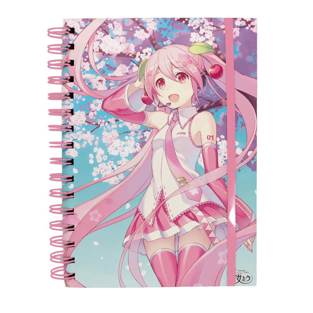 Notebook cu Sina A5 Hatsune Miku - Cherry Blossom ━ Red Goblin