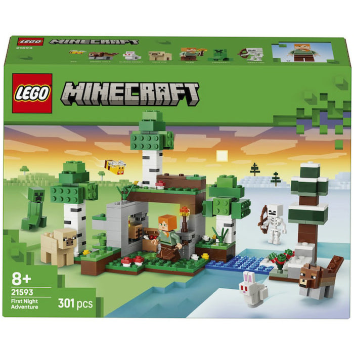 Lego Minecraft - Prima aventura pe timp de noapte (21593)