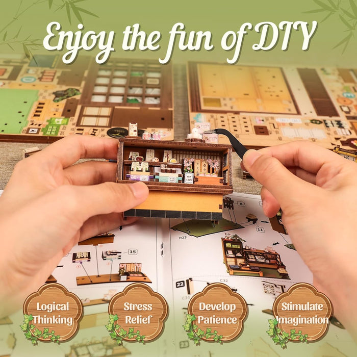 Set de Constructie CuteBee - Miniature House - Kanmi-dokoro Kurihara
