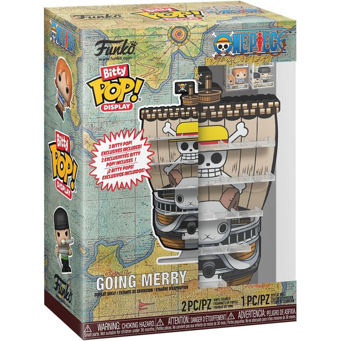 Set 2 Figurine si Display Funko Bitty POP! One Piece - Going Merry