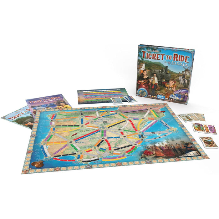 Ticket to Ride Map Collection - Iberia & South Korea