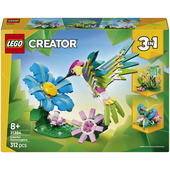 Lego Creator 3in1 - Animale salbatice Colibri colorat 31384