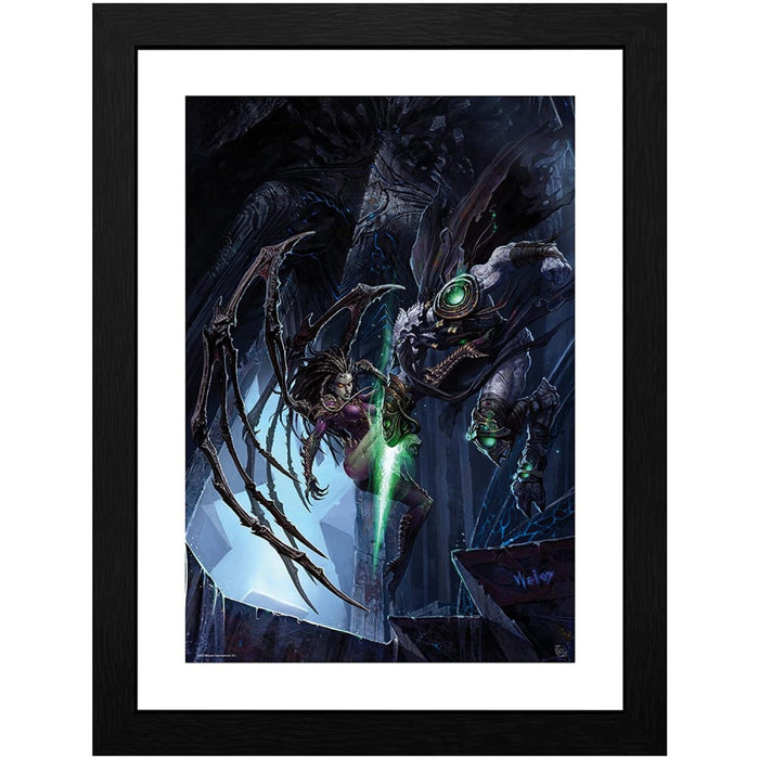 Poster cu Rama Starcraft - Zeratul vs Kerrigan (30x40)