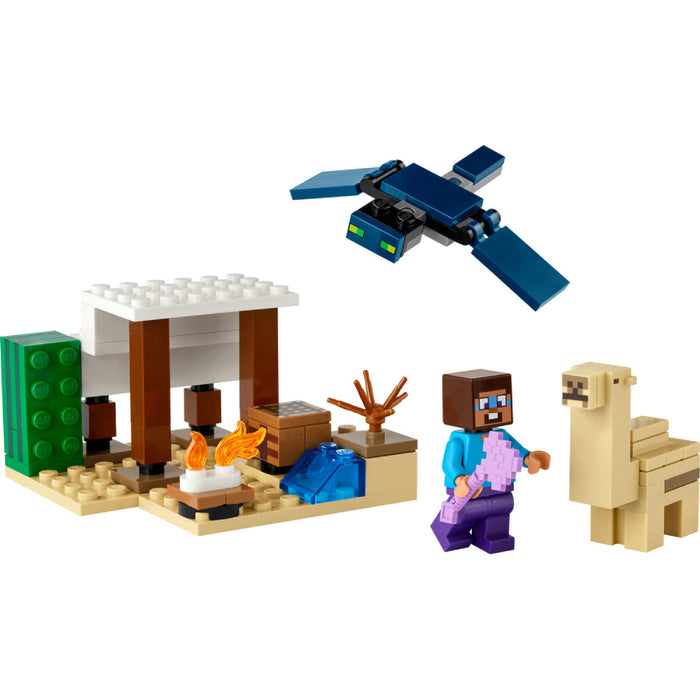 Lego Minecraft Expeditia in Desert a lui Steve (21251)