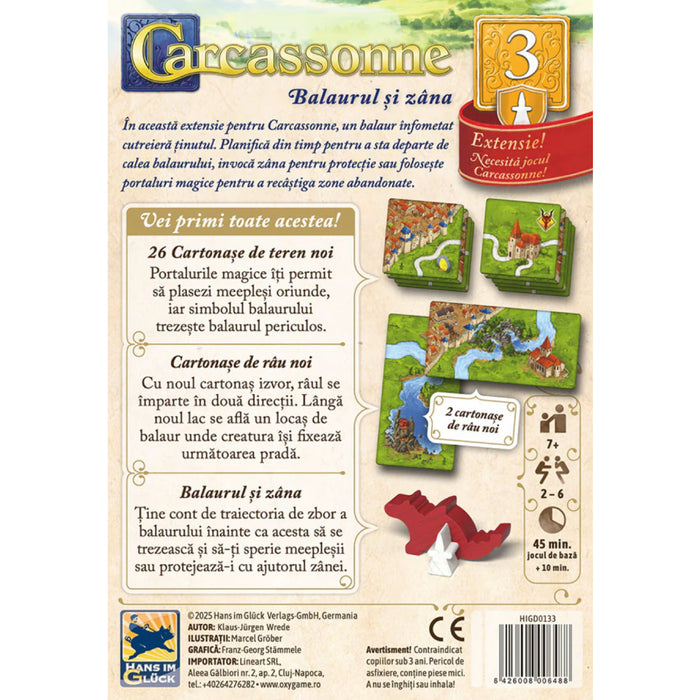 Carcassonne extensia 3 - Balaurul si zana, limba romana