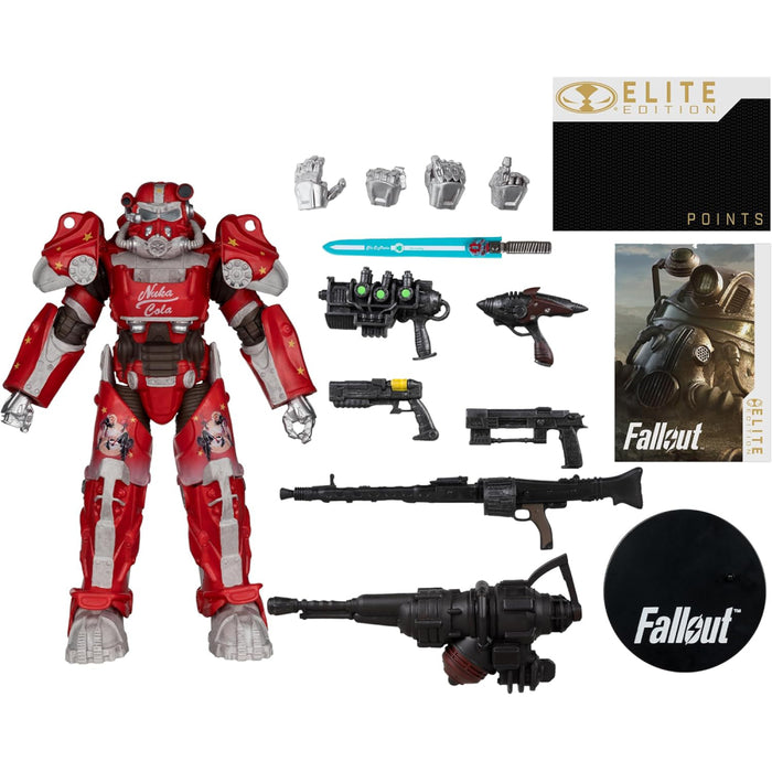 Figurina Articulata Fallout McFarlane Elite Edition - Fallout 76 Nuka Cola T-60 (Gold Label) 19 cm