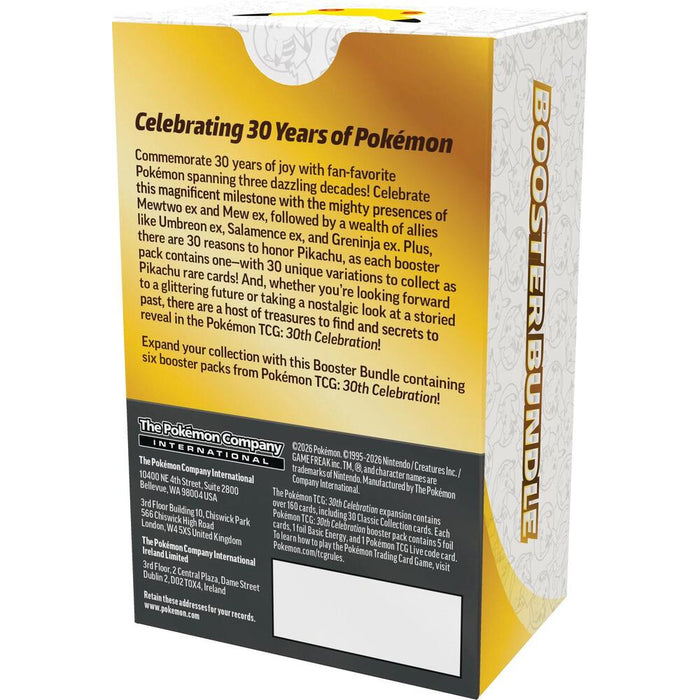 Precomanda Pokemon TCG - 30th Booster Bundle