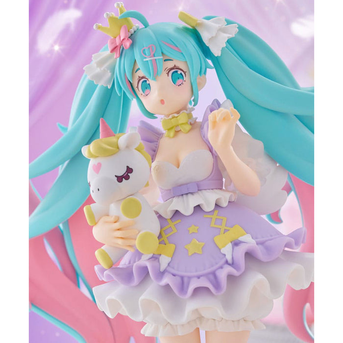 Figurina Hatsune Miku Tenitol PVC - Hatsune Miku Yumekawa Princess Lavender Ver 21 cm