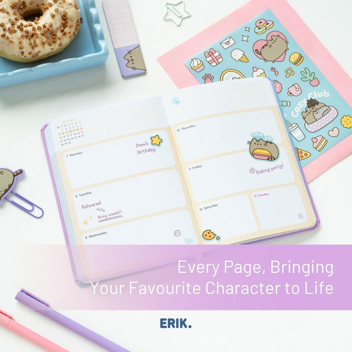 Agenda de buzunar Pusheen 2025/2026 Academic Diary Week to View 17 Months