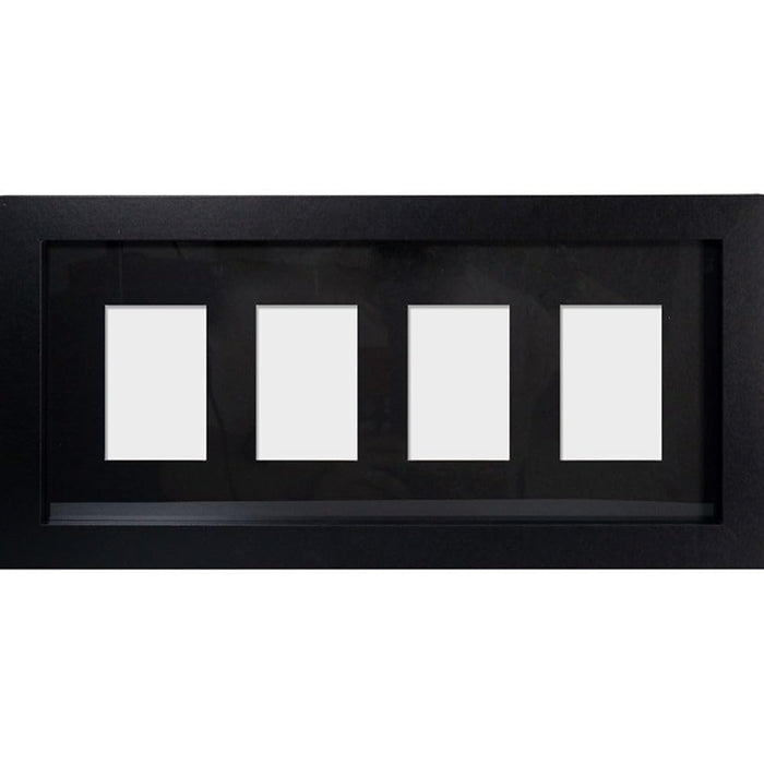 Rama GBEYE - Trading Card Collector Frame 4 position Black (40x17cm)