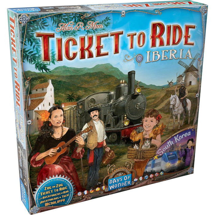 Ticket to Ride Map Collection - Iberia & South Korea