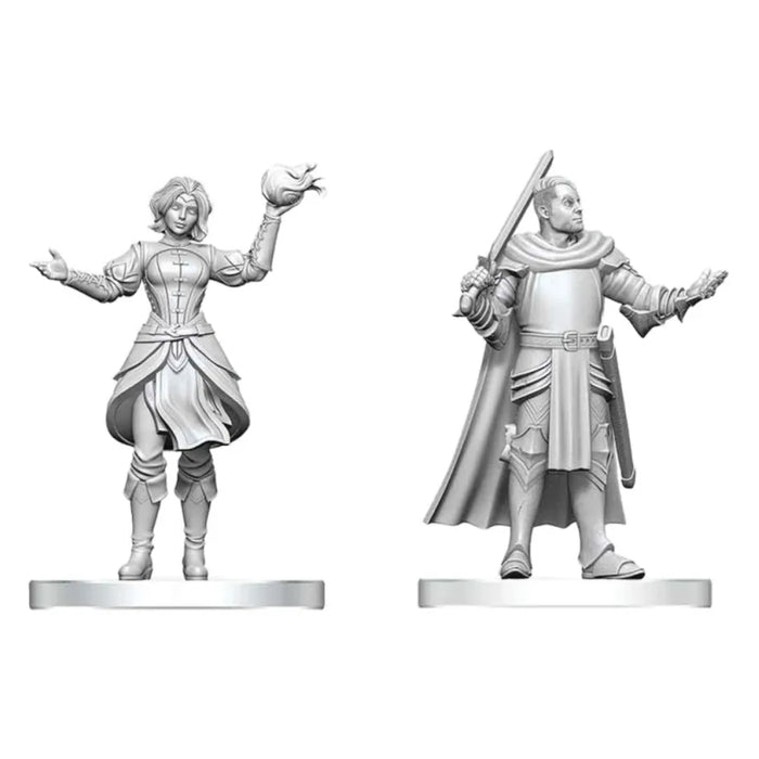 Miniaturi Nepictate D&D Nolzur's Marvelous - Knight & Mage Apprentice