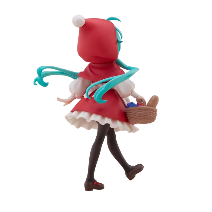 Figurina Hatsune Miku Desktop Fairy PVC - Hatsune Miku Little Red Riding Hood Ver. 16 cm
