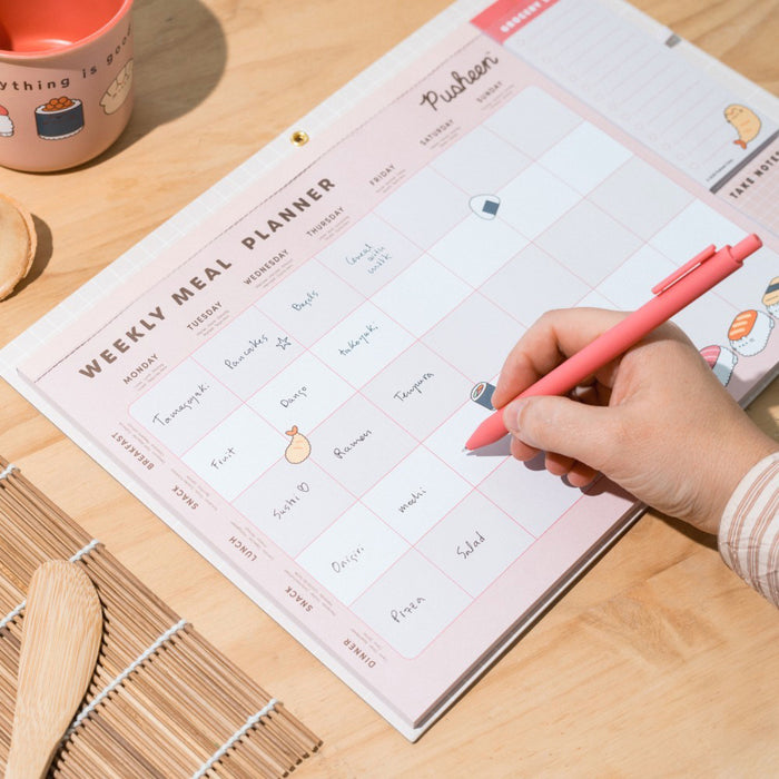 Planner Magnetic pentru Mese Pusheen - Sushi Roll