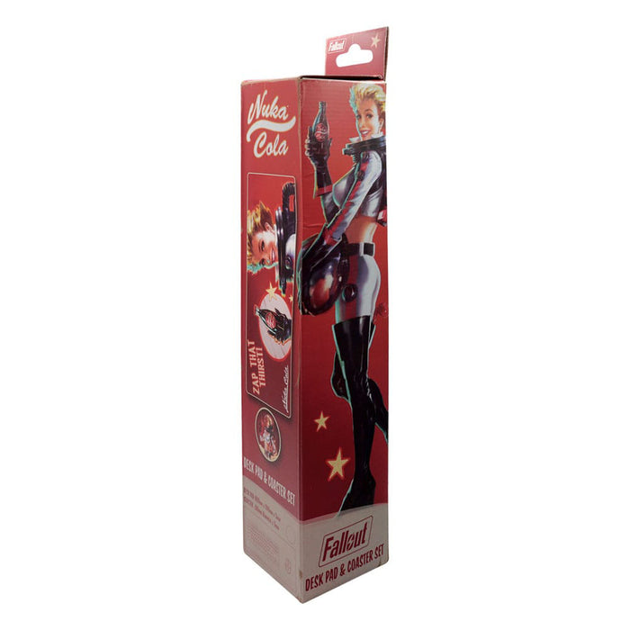 Set Cadou Fallout Desk Pad and Coaster - Nuka-Cola