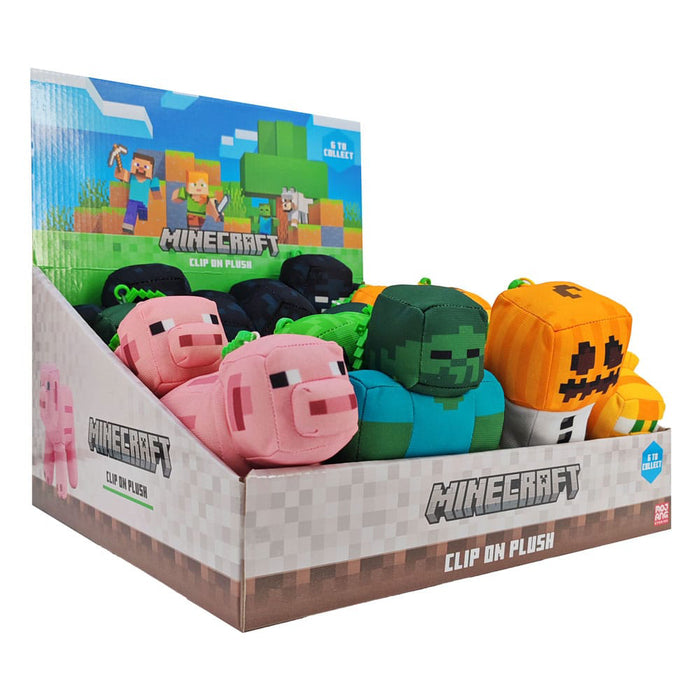 Figurina Plus cu clips Minecraft 13 cm