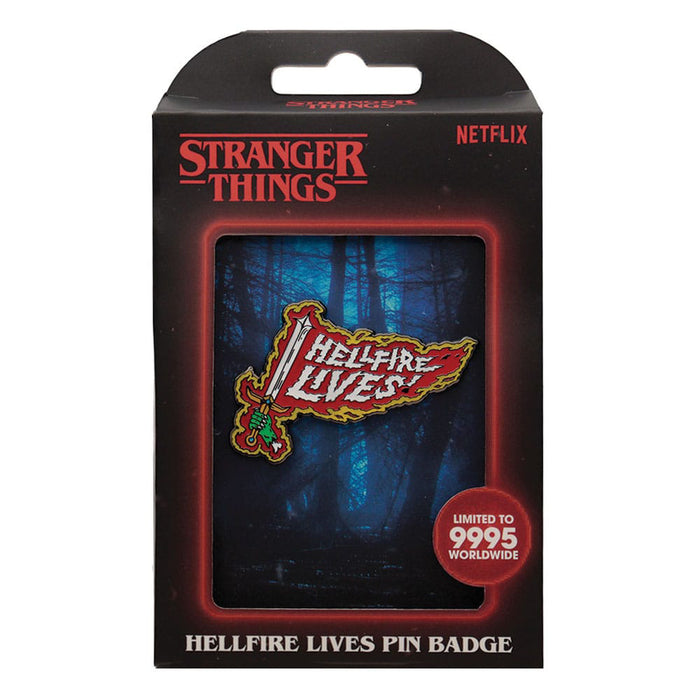 Insigna Stranger Things - Hellfire Lives Limited Edition