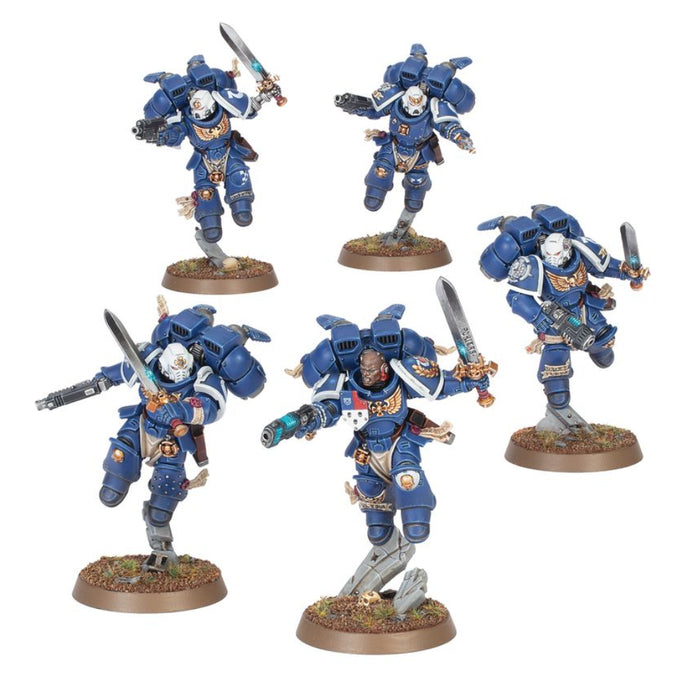 Warhammer Space Marines - Vanguard Veteran Squad with Jump Packs