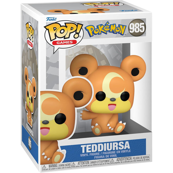 Figurina Funko Pop Games Pokemon - Teddiursa (EMEA)