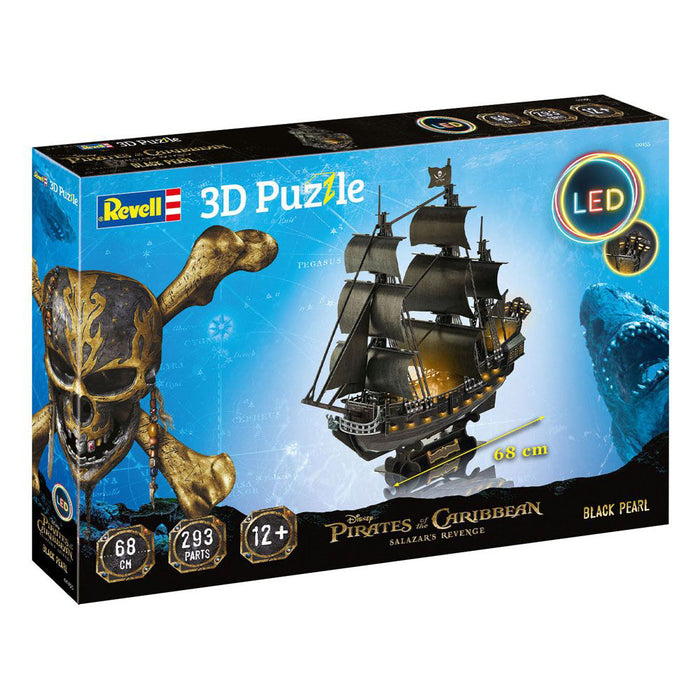 Puzzle 3D Pirates of the Caribbean Dead Men Tell No Tales - Black Pearl LED Edition