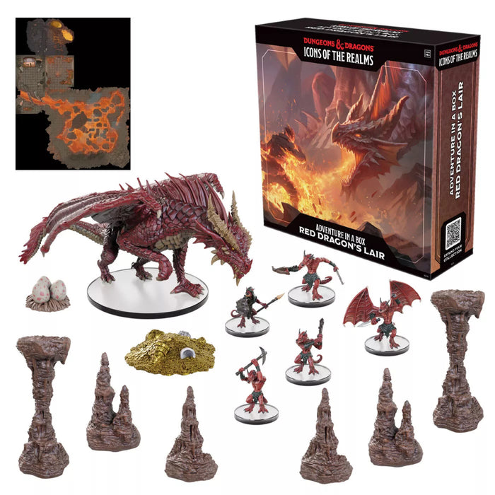 D&D Icons of the Realms Adventure in a Box - Red Dragon's Lair