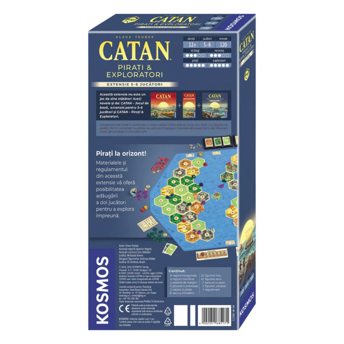 Catan - Extensia Pirati & Exploratori 5/6 - editia 2025