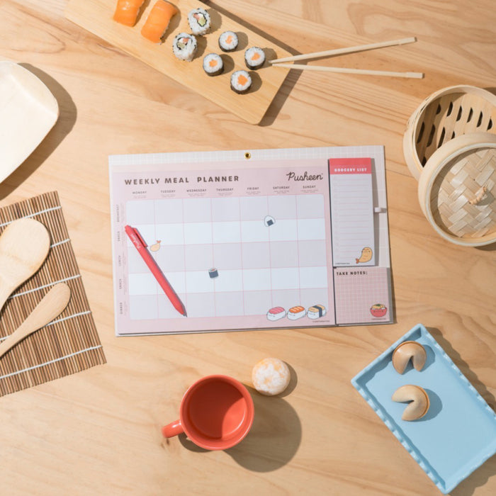 Planner Magnetic pentru Mese Pusheen - Sushi Roll