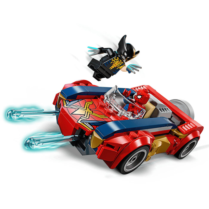 Lego Marvel - Omul Paianjen in masina vs Wolverine venomizat (76336)