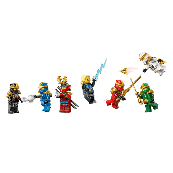 Lego Ninjago - Model pentru etalare cu personaje ninja la a 15-a aniversare (71866)