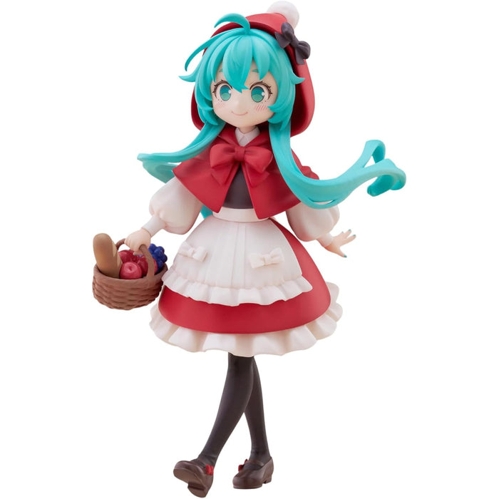 Figurina Hatsune Miku Desktop Fairy PVC - Hatsune Miku Little Red Riding Hood Ver. 16 cm