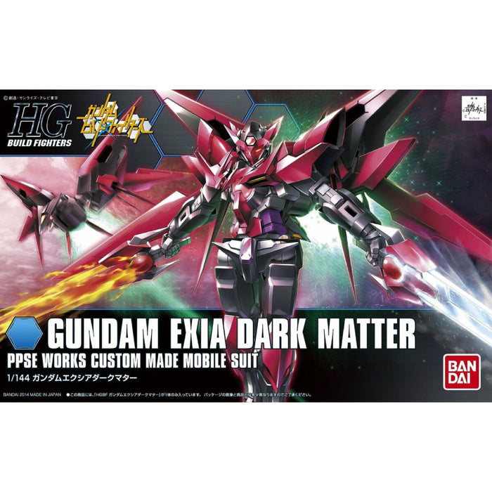 Figurina Articulata HGBF Gundam - Exia Dark Matter 1/144