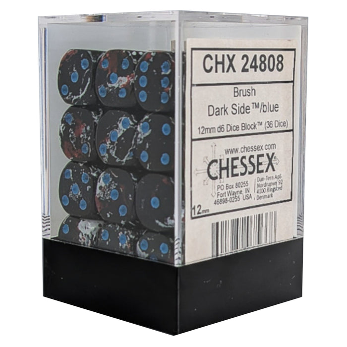Set 36 Zaruri Chessex Brush d6 Dice 12mm