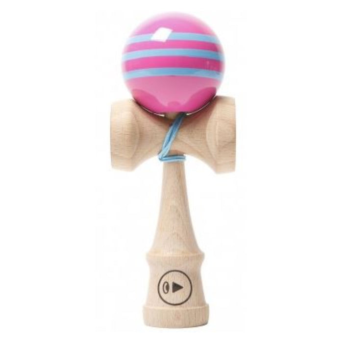 Kendama Play Pro II K Triple Stripe Pink Lagoon