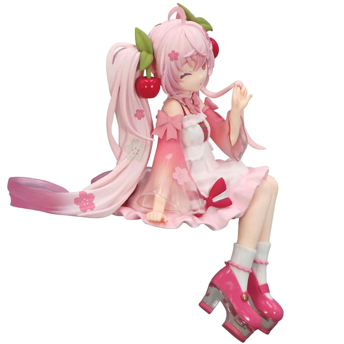 Figurina Hatsune Miku Noodle Stopper PVC - Sakura Miku 2025 Wink Ver. 14 cm