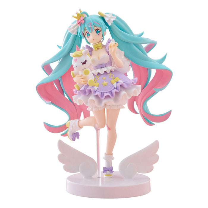 Figurina Hatsune Miku Tenitol PVC - Hatsune Miku Yumekawa Princess Lavender Ver 21 cm