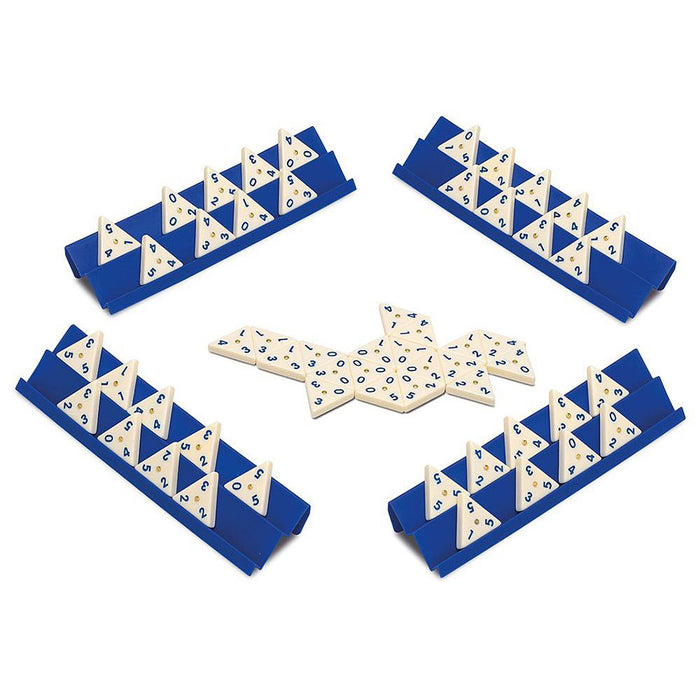 Domino triunghiular in cutie metalica, Cayro