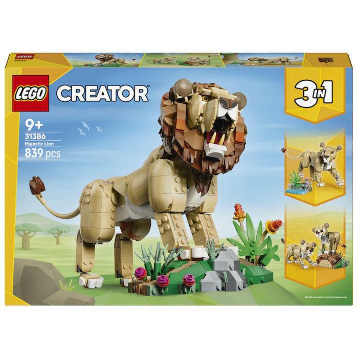 Lego Creator 3 in 1 - Animale salbatice - Leu maiestuos (31386)