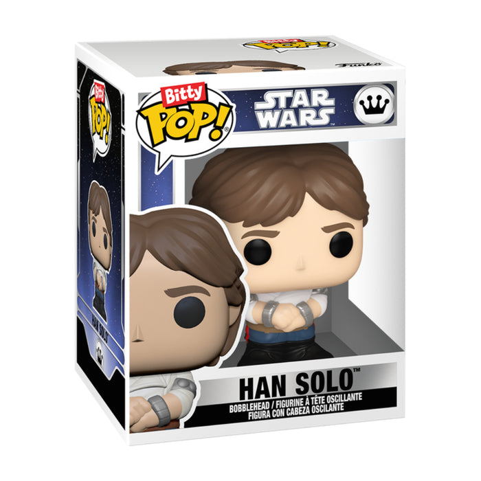 Set 2 Figurine Funko Bitty POP Star Wars - Leia & Han Solo