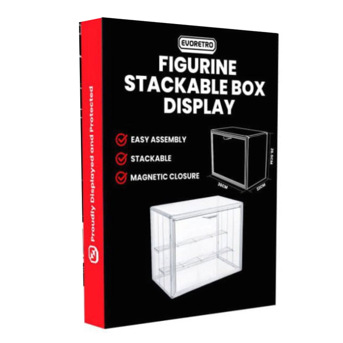 Evoretro Figure Display Box Stackable