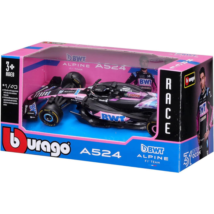 Macheta Formula 1 Bb38175-38219/31, 1/43 - Alpine A524 (2024) Esteban Ocon
