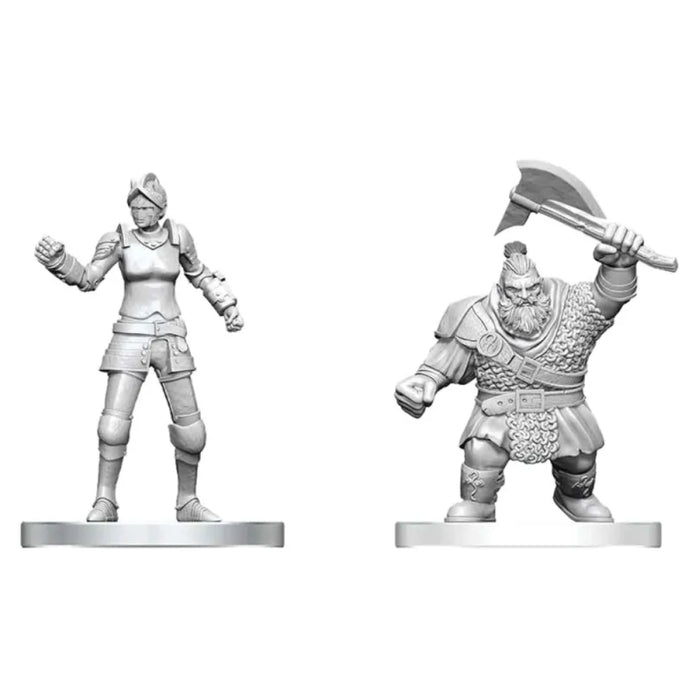 Miniaturi Nepictate D&D Nolzur's Marvelous - Cultist of Bane & Dwarf Zhentilar