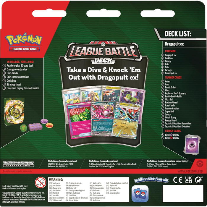 Pokemon TCG - Dragapult ex League Battle Deck