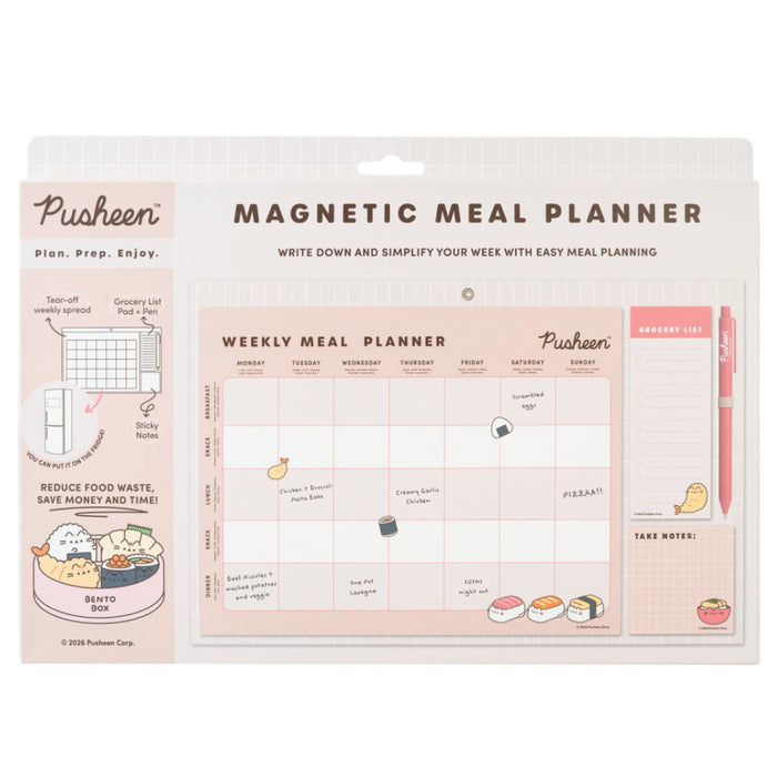 Planner Magnetic pentru Mese Pusheen - Sushi Roll